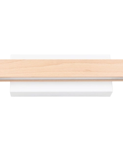APPLIQUE DA MURO ONLI "DORA" METALLO E LEGNO LED 40X5,6X8 CM